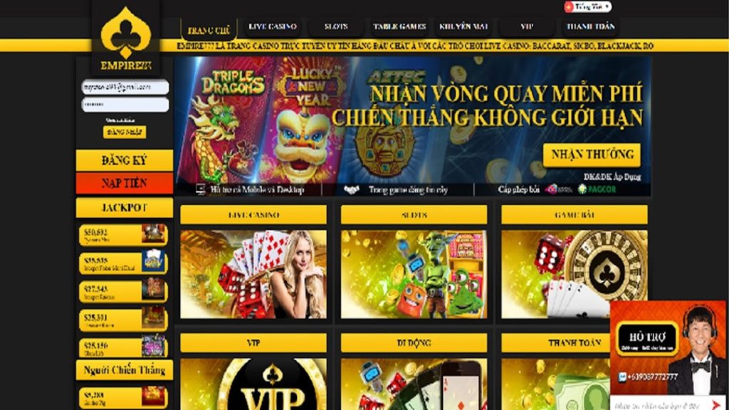 Cách đăng ký/đăng nhập nhà cái Empire777