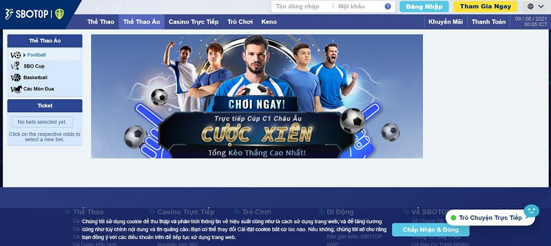 SBOTOP – Nhà cái uy tín với sản phẩm cược độc lạ