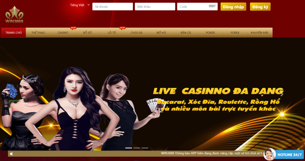 Cách đăng ký/đăng nhập nhà cái Win3888