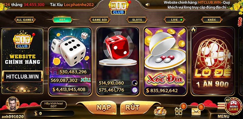 HitClub – Game bài đổi thưởng đỉnh cao hàng đầu thị trường